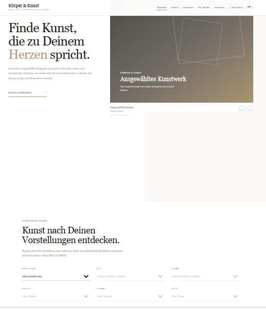 Körper & Kunst – Kunst, die zu Deinem Herzen spricht